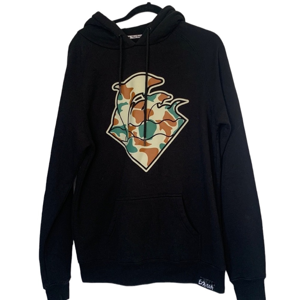 Pink Dolphin black hoodie size medium